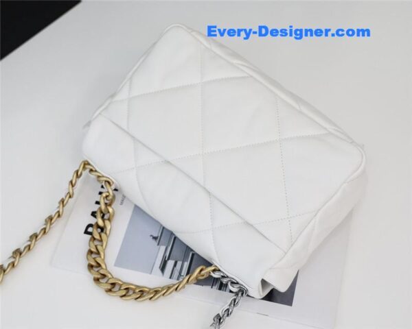 Chanel 19 bag white - Image 9