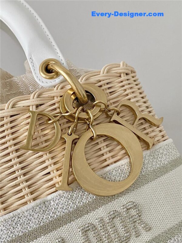 lady dior woven bag - Image 3