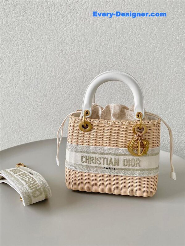 lady dior woven bag - Image 5