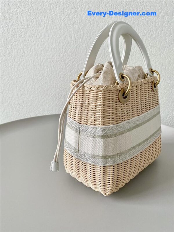 lady dior woven bag - Image 9
