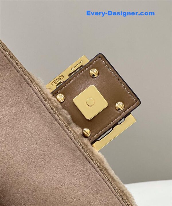 fendi lambswool baguette bag - Image 6