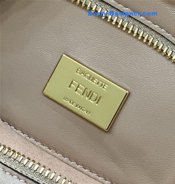 fendi lambswool baguette bag - Image 4
