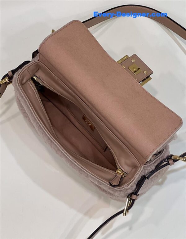 fendi lambswool baguette bag - Image 6