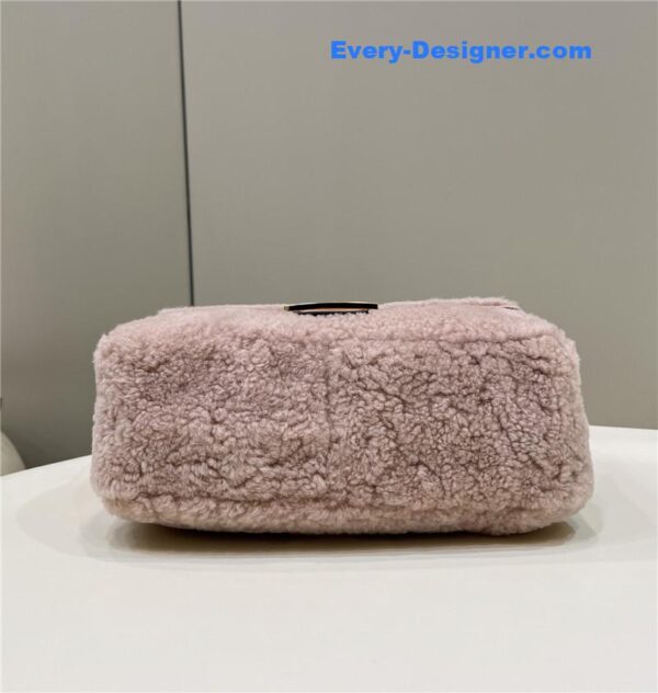 fendi lambswool baguette bag - Image 7