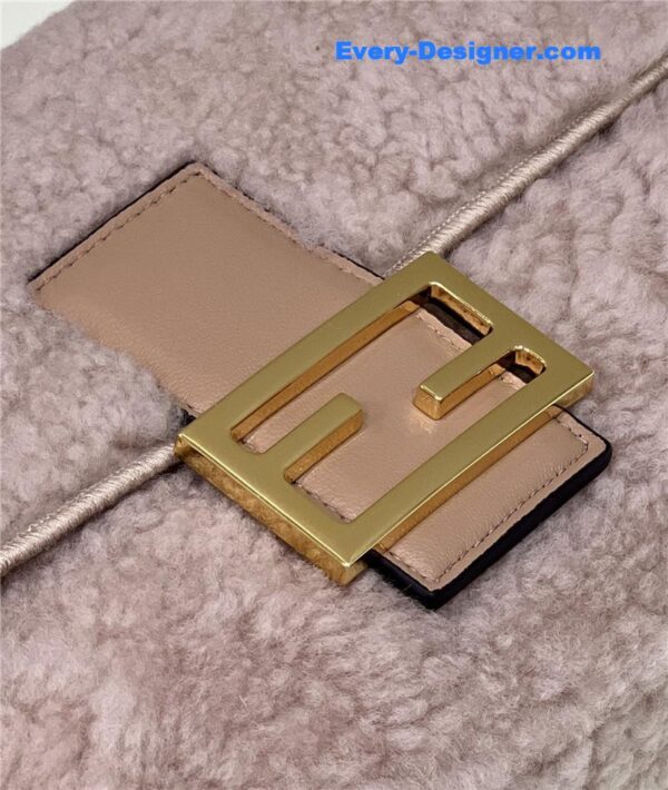 fendi lambswool baguette bag - Image 9