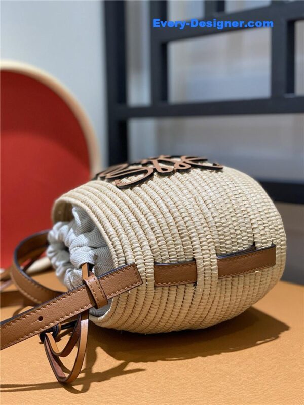 loewe woven straw basket bag - Image 6