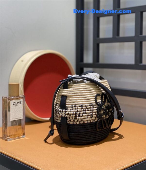 loewe woven straw basket bag - Image 5