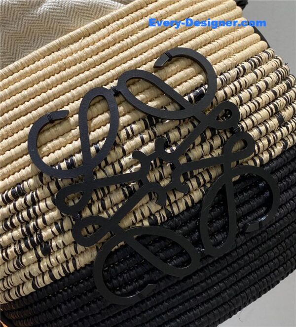 loewe woven straw basket bag - Image 7