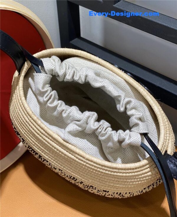 loewe woven straw basket bag - Image 8