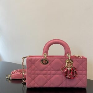 dior lady d-joy bag pink