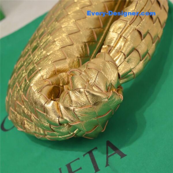 bottega veneta mini jodie bag gold - Image 4