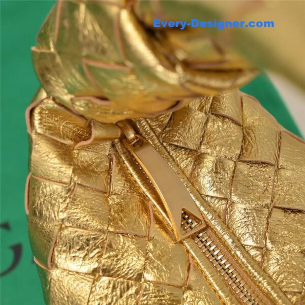 bottega veneta mini jodie bag gold - Image 6