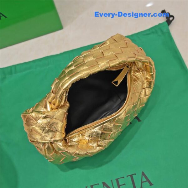 bottega veneta mini jodie bag gold - Image 8