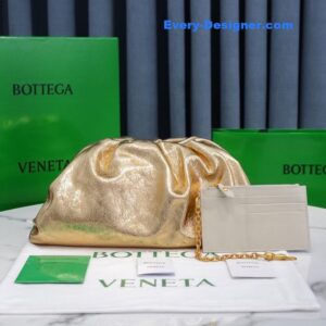bottega veneta the pouch bag gold