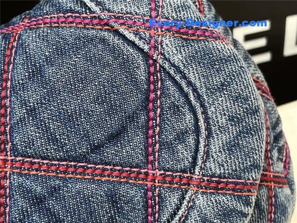 Chanel coco beach denim mini saddle bag - Image 2
