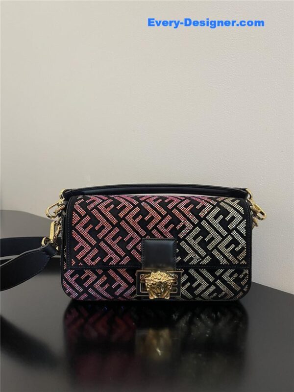 Versace fendace baguette shoulder bag - Image 8