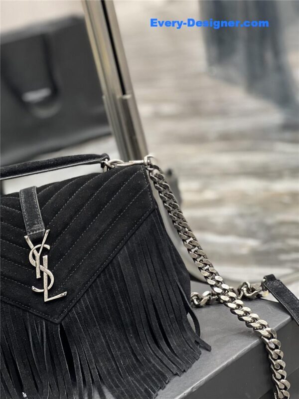 ysl medium college fringed tote bag - Image 3