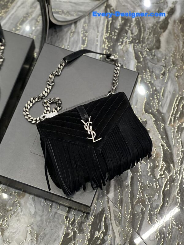 ysl medium college fringed tote bag - Image 6