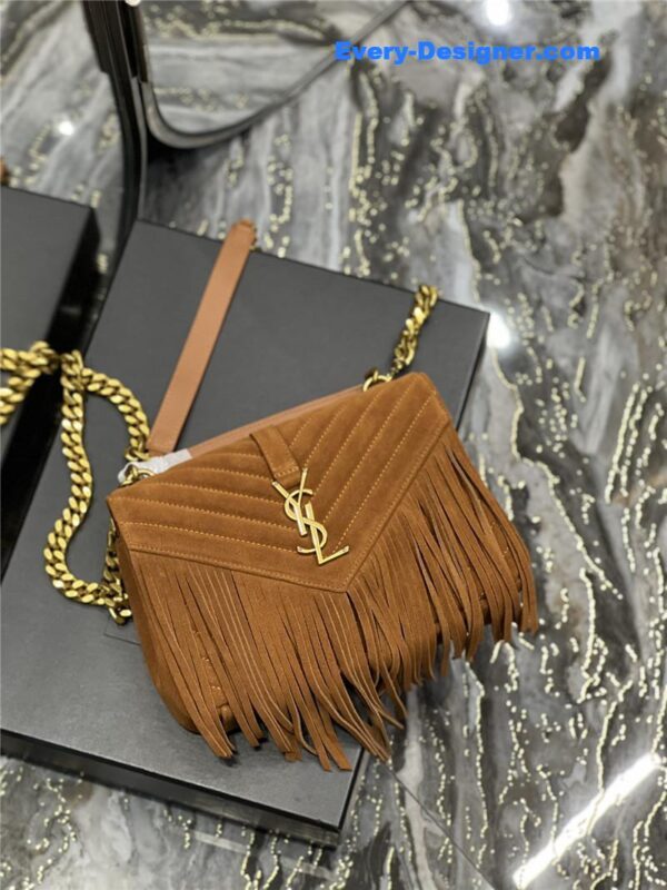 ysl medium college fringed tote bag - Image 2