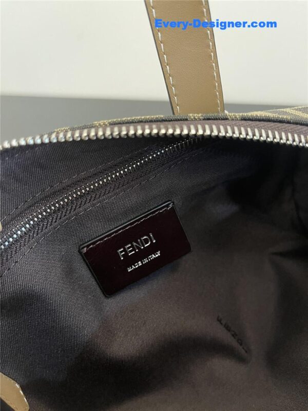 fendi mini brown FF fabric bag - Image 5