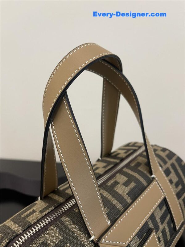 fendi mini brown FF fabric bag - Image 6