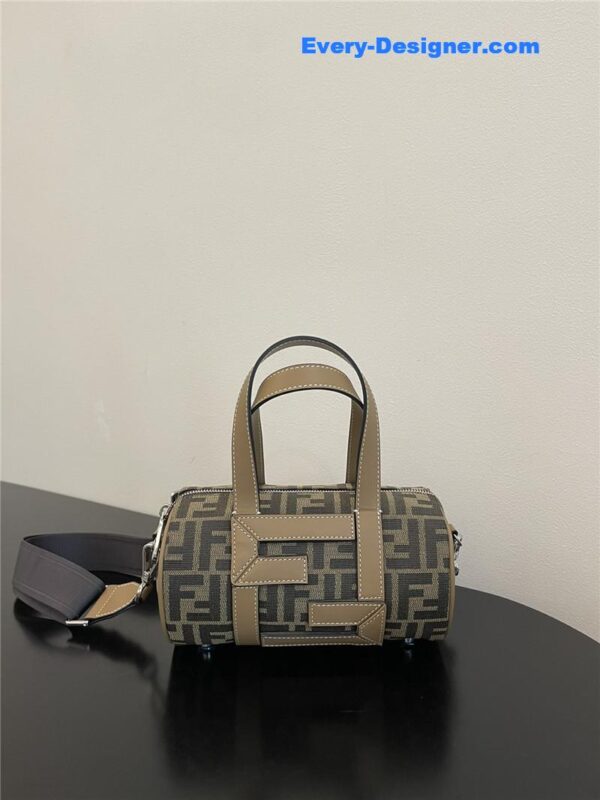 fendi mini brown FF fabric bag - Image 7