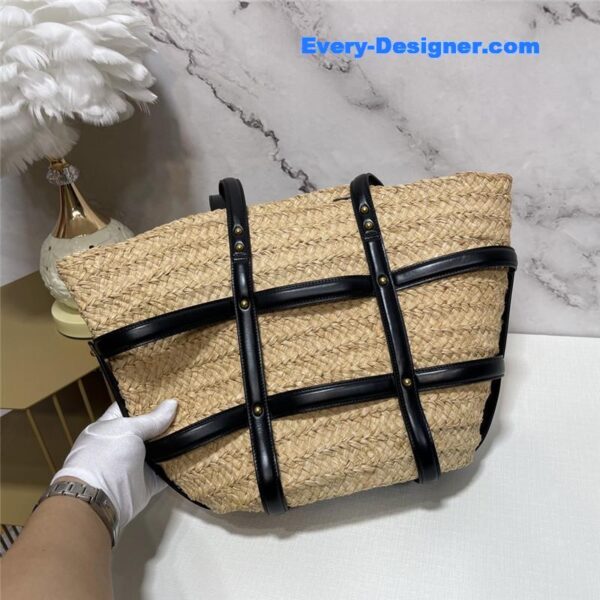ysl basket raffia bag - Image 3