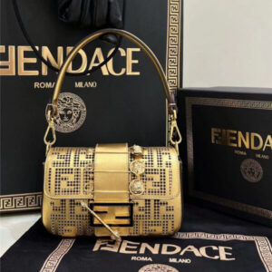 fendi x Versace baguette hobo bag