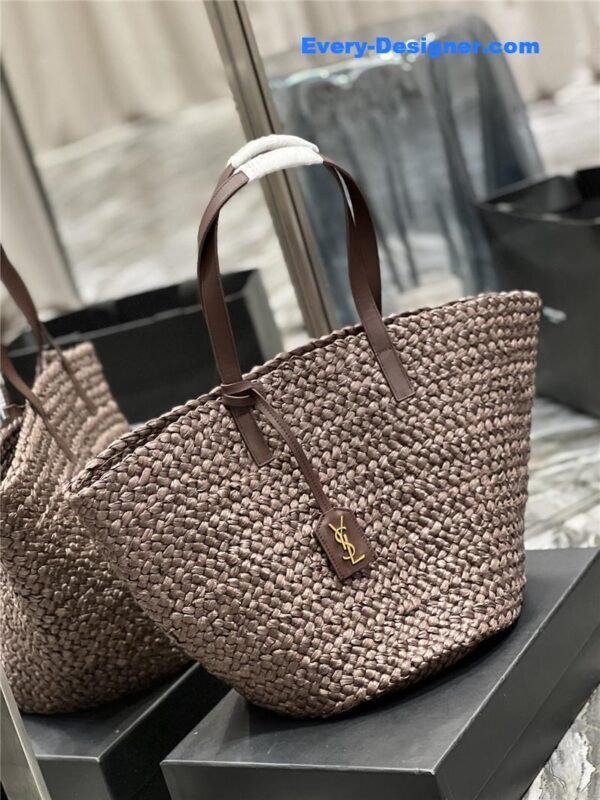 ysl panier raffia tote bag - Image 6