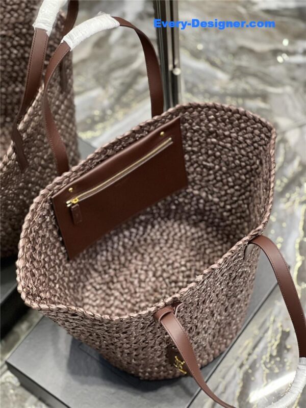 ysl panier raffia tote bag - Image 8