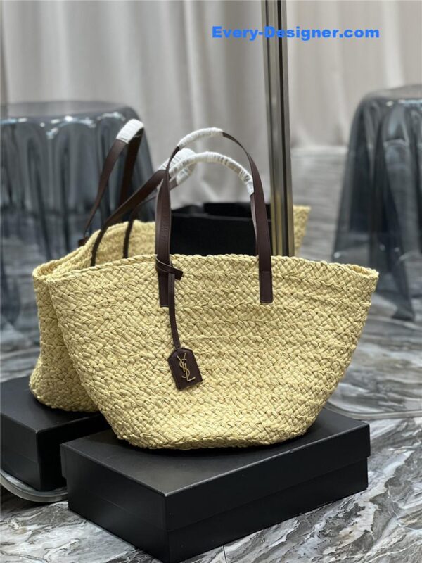ysl panier raffia tote bag - Image 6
