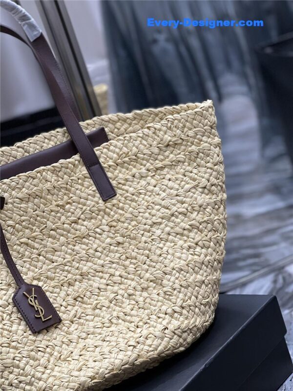 ysl panier raffia tote bag - Image 5