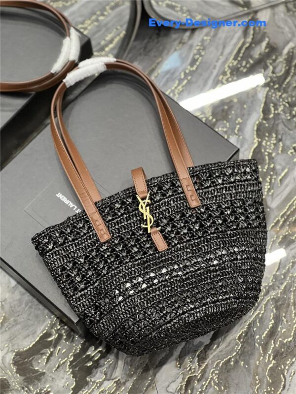 ysl panier raffia tote bag - Image 2