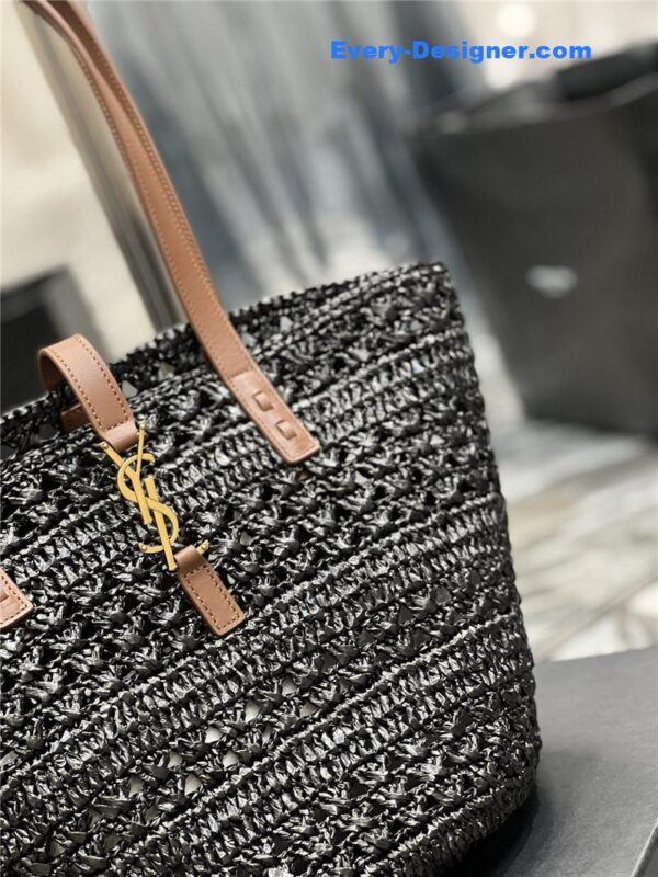 ysl panier raffia tote bag - Image 5