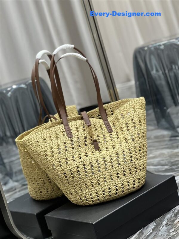ysl panier raffia tote bag - Image 6