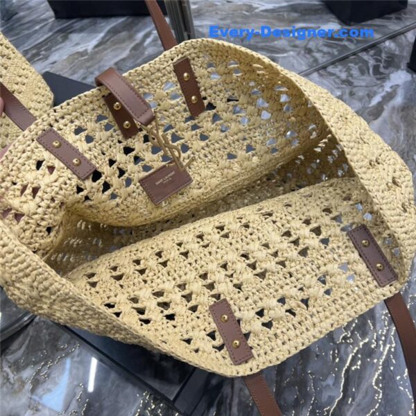 ysl panier raffia tote bag - Image 7