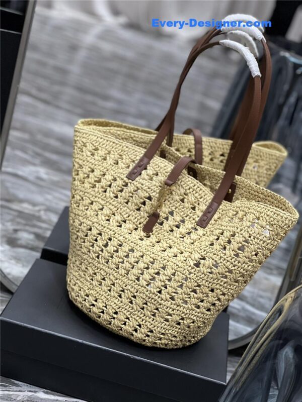 ysl panier raffia tote bag - Image 8