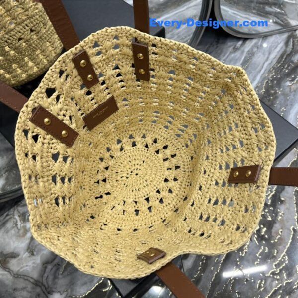 ysl panier raffia tote bag - Image 3
