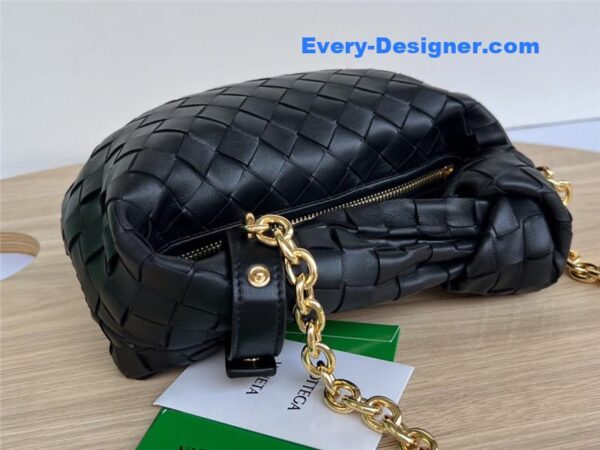 bottega veneta jodie with chain bag black - Image 8