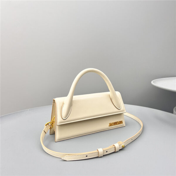 Jacquemus Le Chiquito Long Bag White - Image 3
