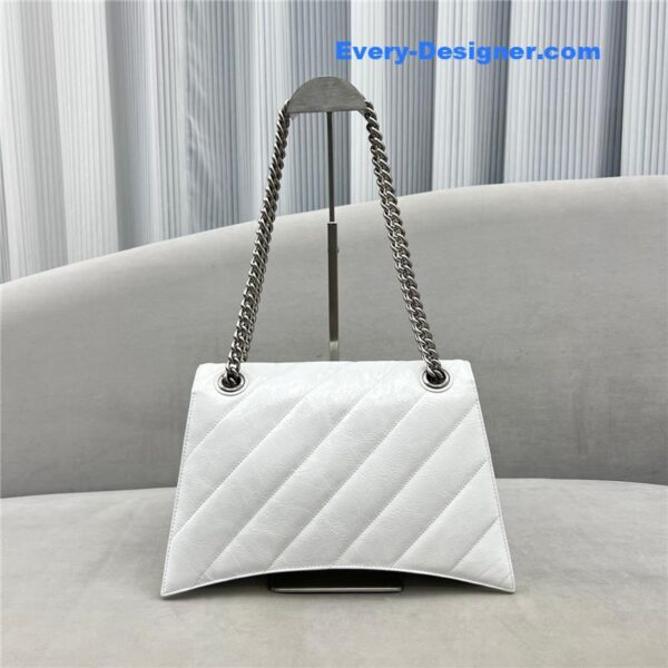 balenciaga crush bag white - Image 3