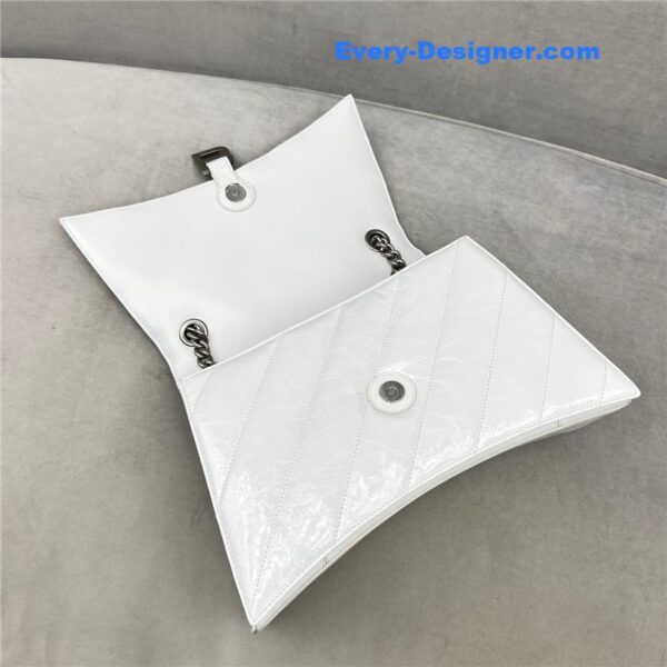 balenciaga crush bag white - Image 6