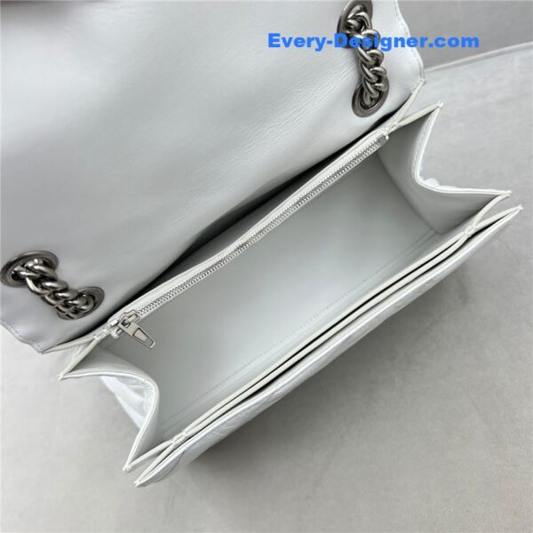 balenciaga crush bag white - Image 7
