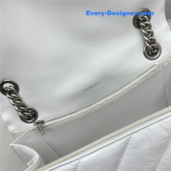 balenciaga crush bag white - Image 8