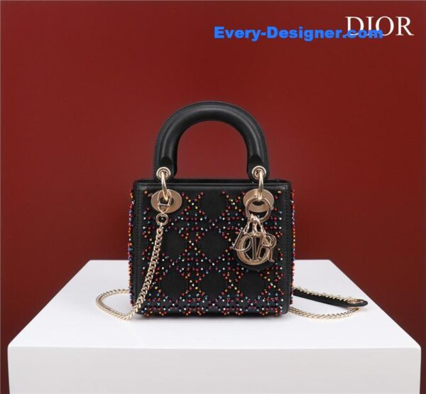mini lady dior beaded bag - Image 2