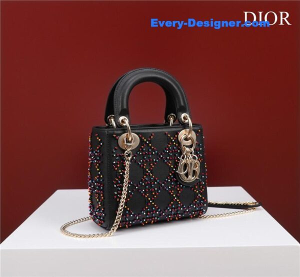 mini lady dior beaded bag - Image 3