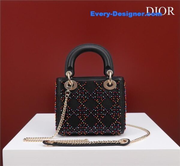 mini lady dior beaded bag - Image 4