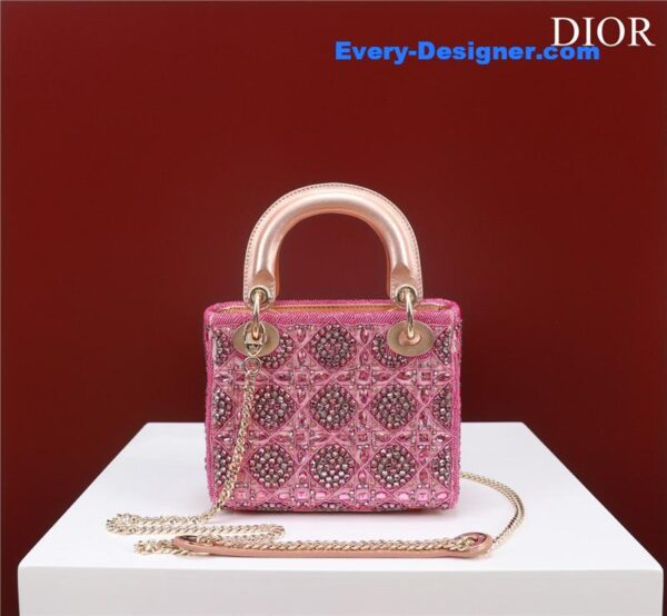 mini lady dior beaded bag - Image 5
