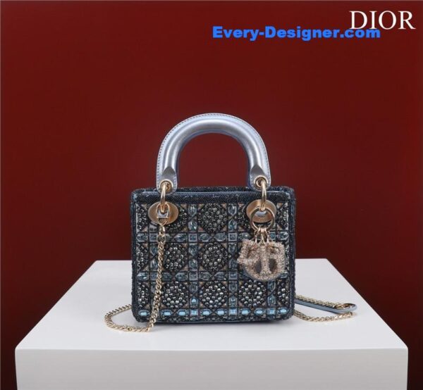 mini lady dior beaded bag - Image 2