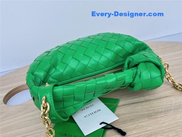 bottega veneta jodie with chain bag green - Image 5